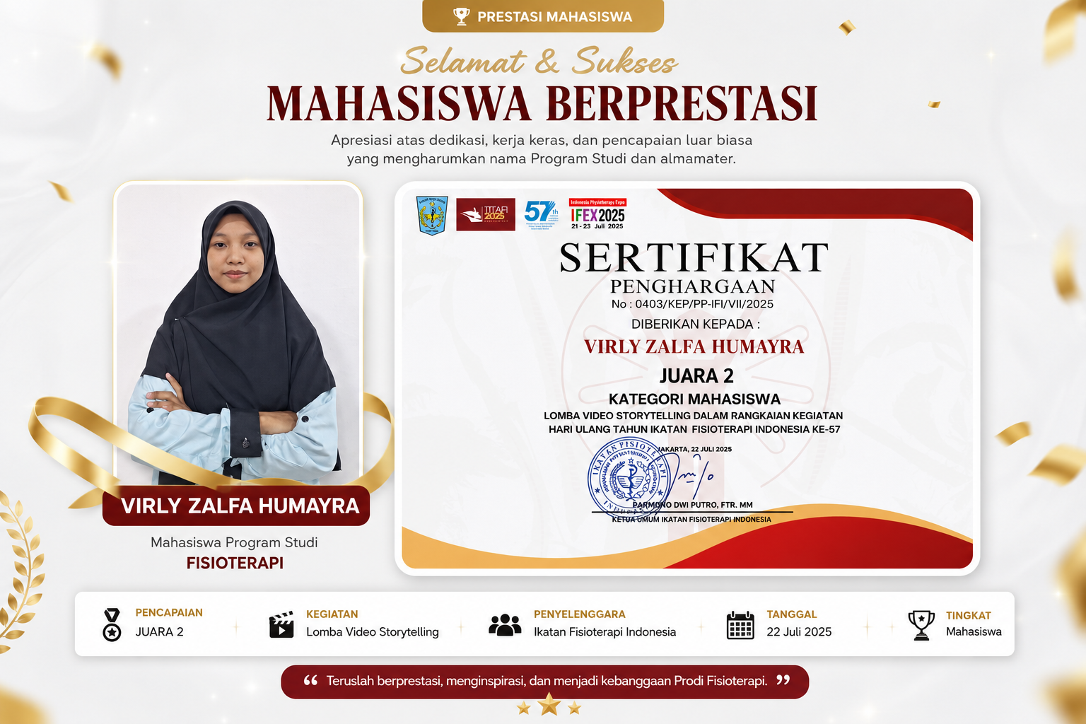 Congratulation Juara 2